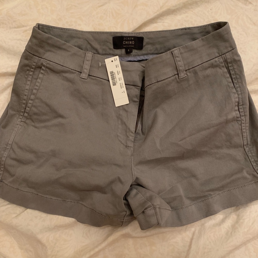 Size 4 brand new j crew chino shorts